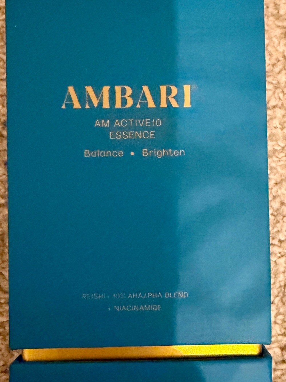 NIB Ambari Beauty AM Active10 Essence - 1.7 oz / 50ml AHA PHA
